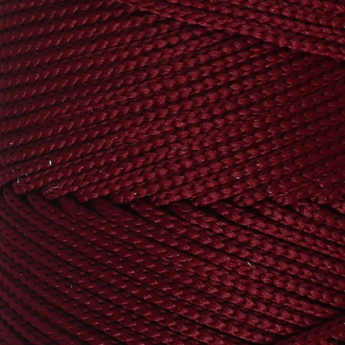 Loren Polyester Soft Macrame Bordo El Örgü İpi - LM039 - 34444
