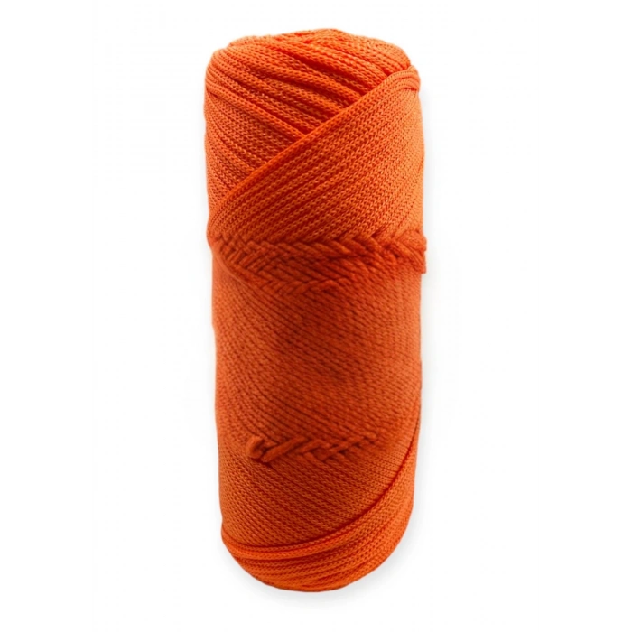 Makrome İpi 3mm Polyester Turuncu Simli