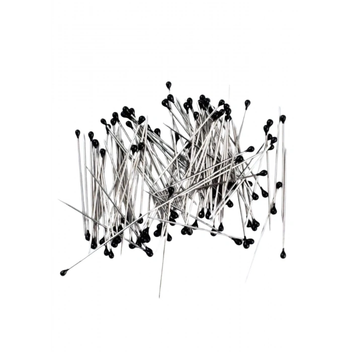 Minelli İğne Kutulu Siyah Başlı 100lü