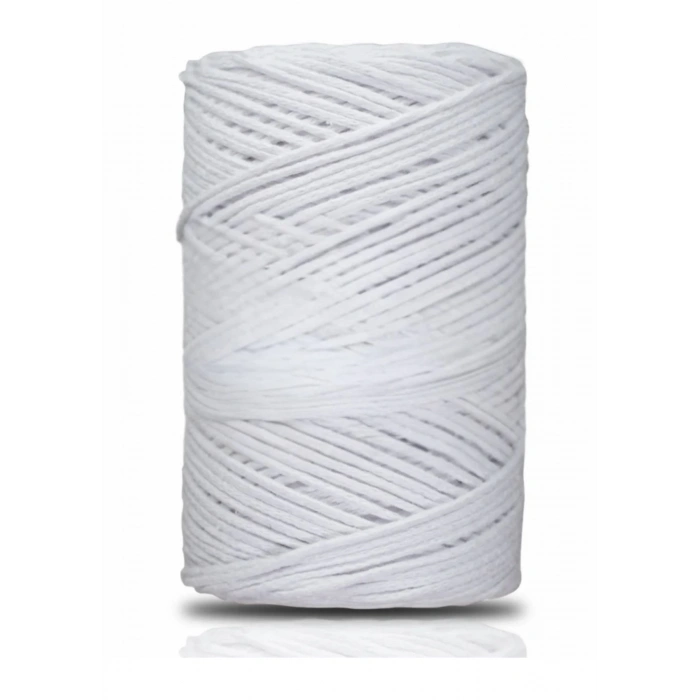 Pamuk Makrome 2 mm Beyaz