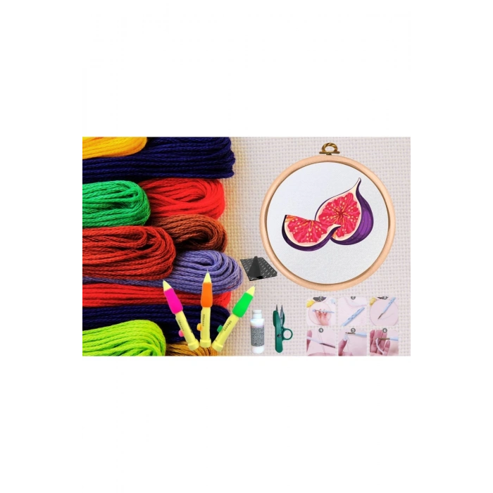 Punch Seti Nakış Seti Kasnaklı Kendin Yap Seti Seri 5