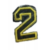 Aplike Ütü İle Yapışan 2 Rakamı Arma 2x4 cm