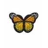Aplike Ütü İle Yapışan Kelebek Sarı Arma 7x5 cm
