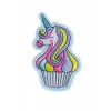 Aplike Ütü İle Yapışan Unicorn At Pembe Karışık Arma 5x3 cm