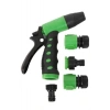 BUFFER® 2 Fonksiyonlu 5li Bahçe Tarla Otomatik Sulama Tabancası Seti Hortum Bağlantısı Aparatı