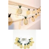 BUFFER® Dekoratif Pilli Pineapple Ananas Pilli Şerit Led Işık (1 Metre)