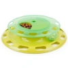 BUFFER® Döner Tablalı Kedi Yemek Yeme Kabı Eğlenceli Kedi Yemek Tabağı