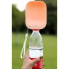 BUFFER® Evcil Hayvan Plastik Yıkanabilir Taşınabilir Su Şişesi Bağlantılı Su Kabı