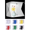 BUFFER® Katlanır Işıklı Fotoğraf Stüdyosu 40x40 cm 6 Renk Fonlu Ürün Çekimi İçin Uygun Fotoğraf Çekim Kutusu