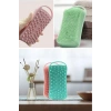 BUFFER® Kendiliğinden Askılı Peeling ve Masaj Etkili Silikon Banyo Vücut Fırçası