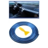 BUFFER® Mavi Araba OtoTrim Dekorasyon Şeridi Kauçuk Elastik Kolay Kurulum 5 metre Şerit Bant