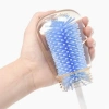 BUFFER® Silikon Uçlu Ekstra Yumuşak Kıllı Sağlam Kavanoz Bardak Şişe Ve Biberon Temizleme Fırçası