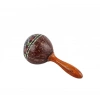Coconat Marakas - 22 cm Gerçek Hindistan Cevizi Kabuğu Egzotik Ritim Enstrümanı