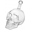 Crystal Head Kuru Kafa Cam Şişe Viski Likör Hediyelik Sürahi (1000 ML)