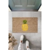 Kahverengi Kapı Önü Paspası Hello Summer Ananas Desen  K-3263