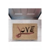 Kapı Önü Paspası Dekoratif Dijital Baskı Love P-2319