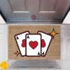 Kapı Önü Paspası Dekoratif Dijital Baskı Oyun Kartları P-2400