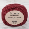 La Mia Natural Jute Twine 100 gr Bordo Jüt İp - L211 - 34105