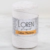 Loren Cotton Macrame Açık Krem - 702 - 34364