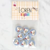 Loren Crafts 8li Biberonlu Bebek Düğme - 1241
