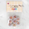 Loren Crafts 8li Emzik Düğme - 1009