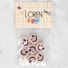 Loren Crafts 8li Gülen Yüz Düğme - 1026