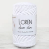 Loren Decor Slim 3 Büküm Makrome İpi Beyaz - L001