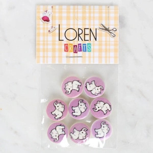 Loren Crafts 8li Fil Düğme - 1040