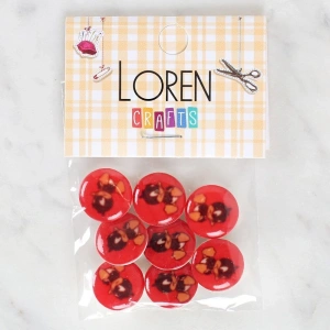 Loren Crafts 8li Ördek Düğme - 1207