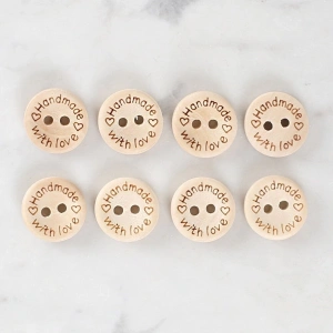 Loren Crafts Handmade 8li Düğme - 1614