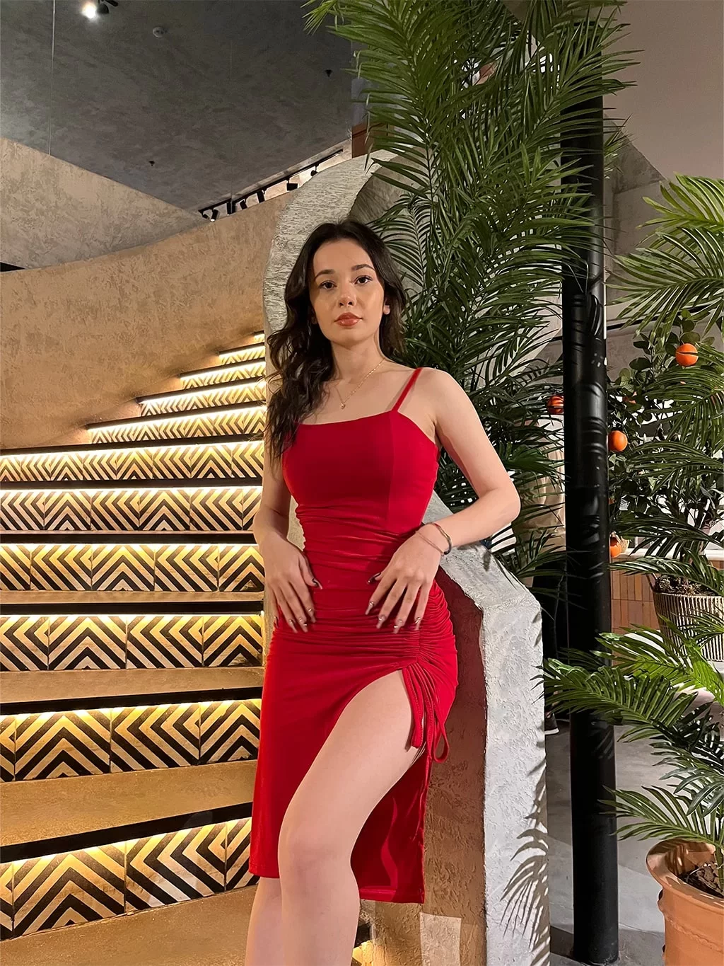 Berry Büzgülü Sandy Elbise