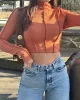 Dikiş Detay Crop