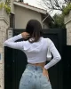 Fitilli Kapuşonlu Crop