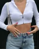 Fitilli Kapuşonlu Crop