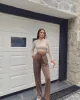 Paça Detay Sandy Pantolon