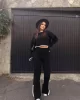 Paça Yırtmaç Triko Takım