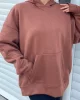 Terry Oversized Şardonlu Sweatshirt