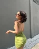 Degaje İp Askılı Elbise