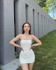 İp Askılı Büzgülü Elbise