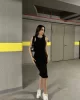 Kaşkorse Yırtmaçlı Elbise