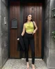 Liana Sırt Dekolte Crop