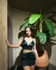 Saten Crop İkili Takım