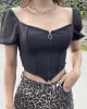 Şifon Kol Detay Crop