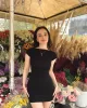 Sırt Dekolte Belly Elbise