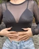 Tül Crop