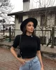 Yumoş Düğmeli Crop