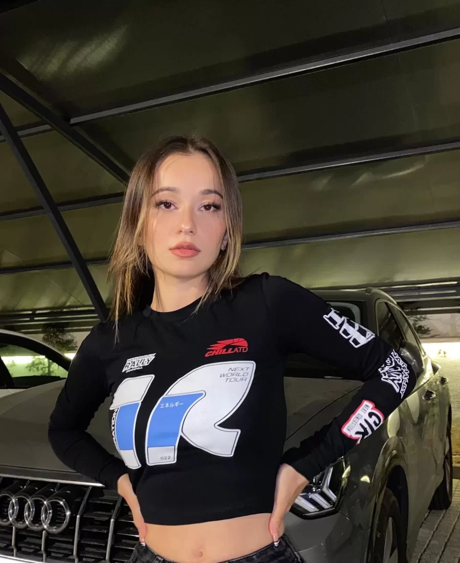 Baskılı Babe Crop