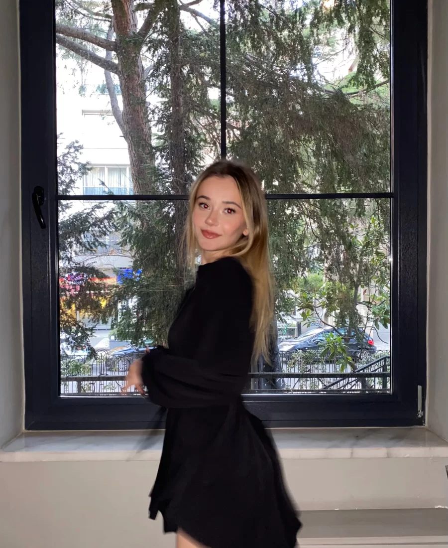 Kiloş İpli Siyah Elbise