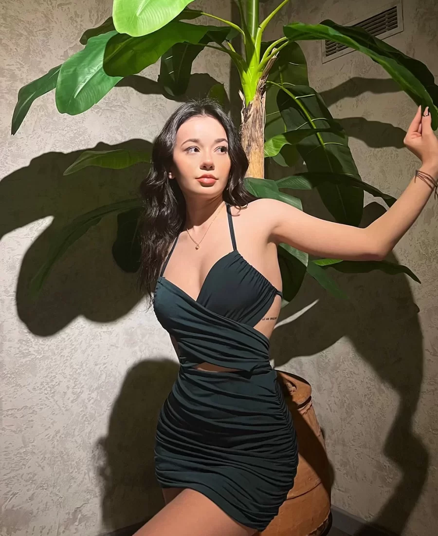 Olivia Çapraz Sandy Elbise