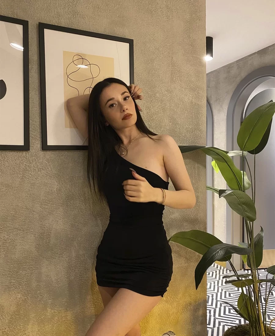 Tek Omuz Büzgülü Elbise